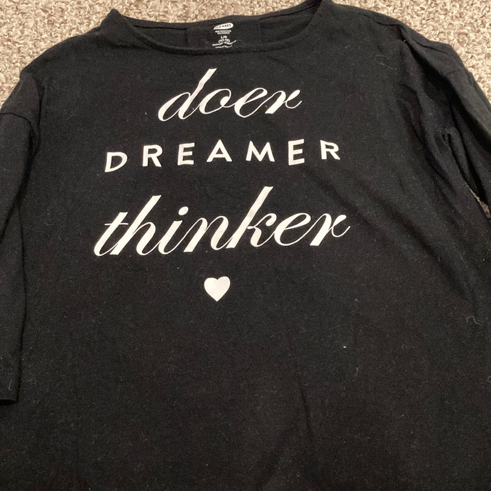 Black long sleeve old navy kids shirt